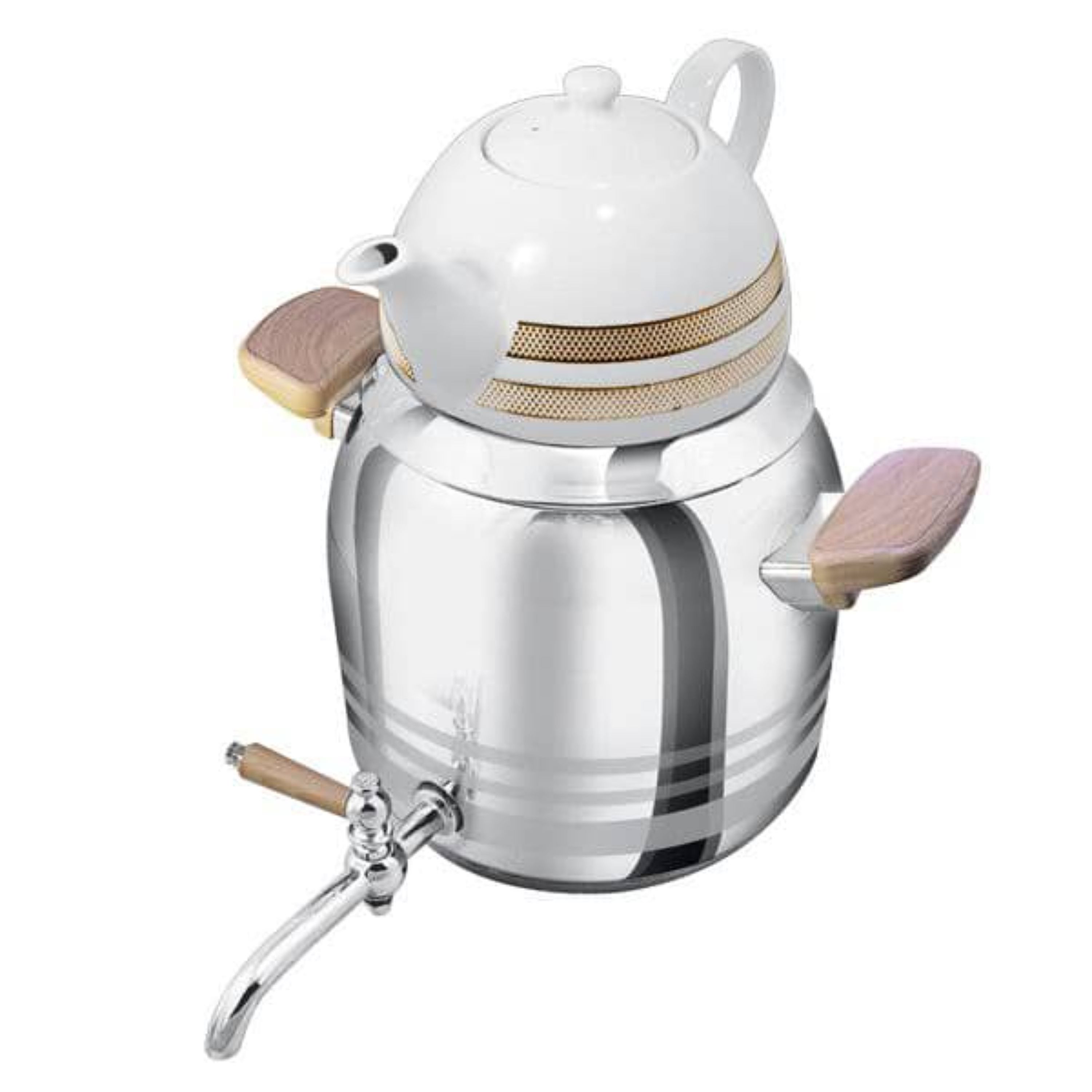 ست کتری و وقوری طرح ترک دور 20 دسته باکالیتی 