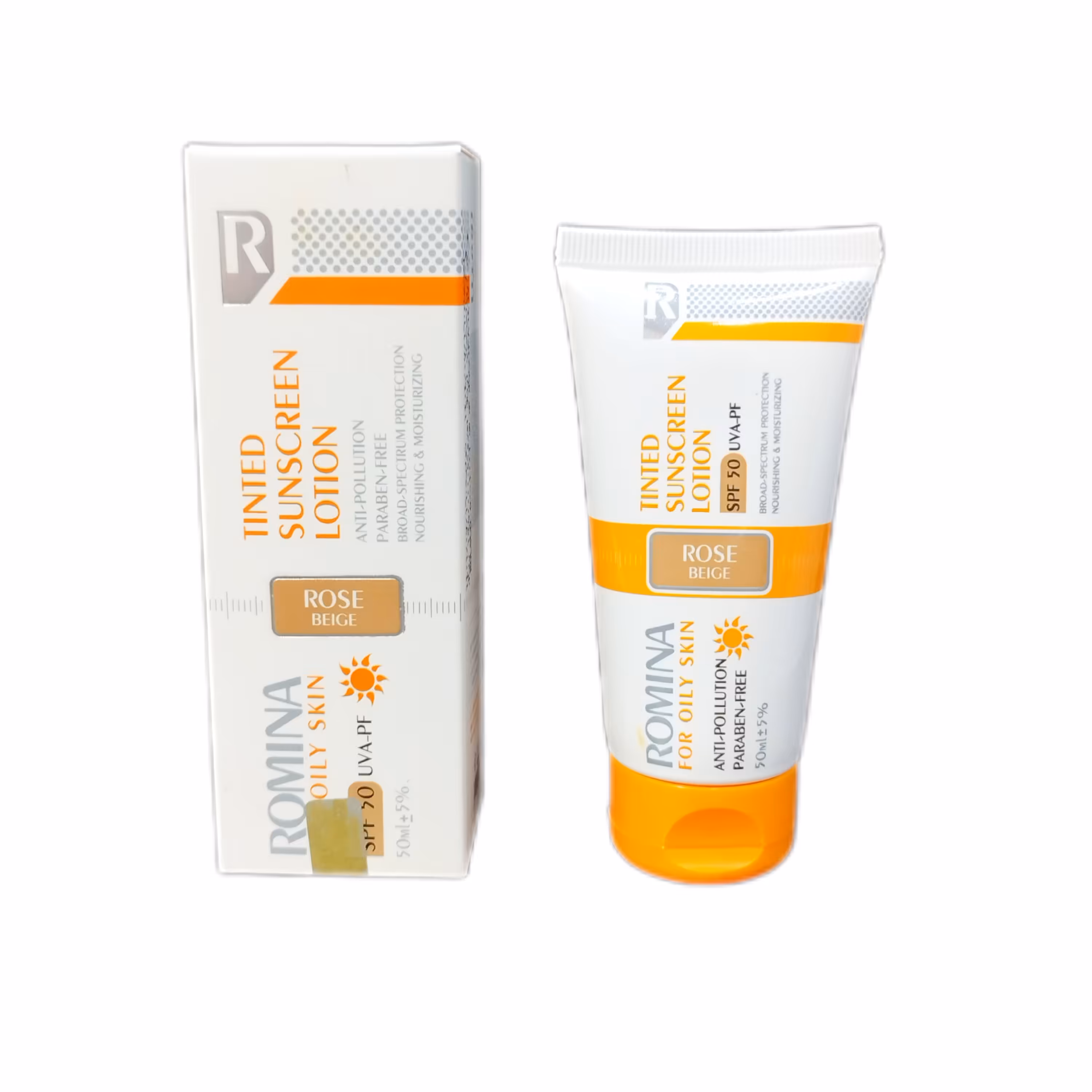 لوسیون ضد آفتاب رنگ بژ تیره SPF 50 مناسب پوست چرب رومینا
حجم 50 میل ROMINA Tinted LOTION FOR OILY SKIN SPF 50