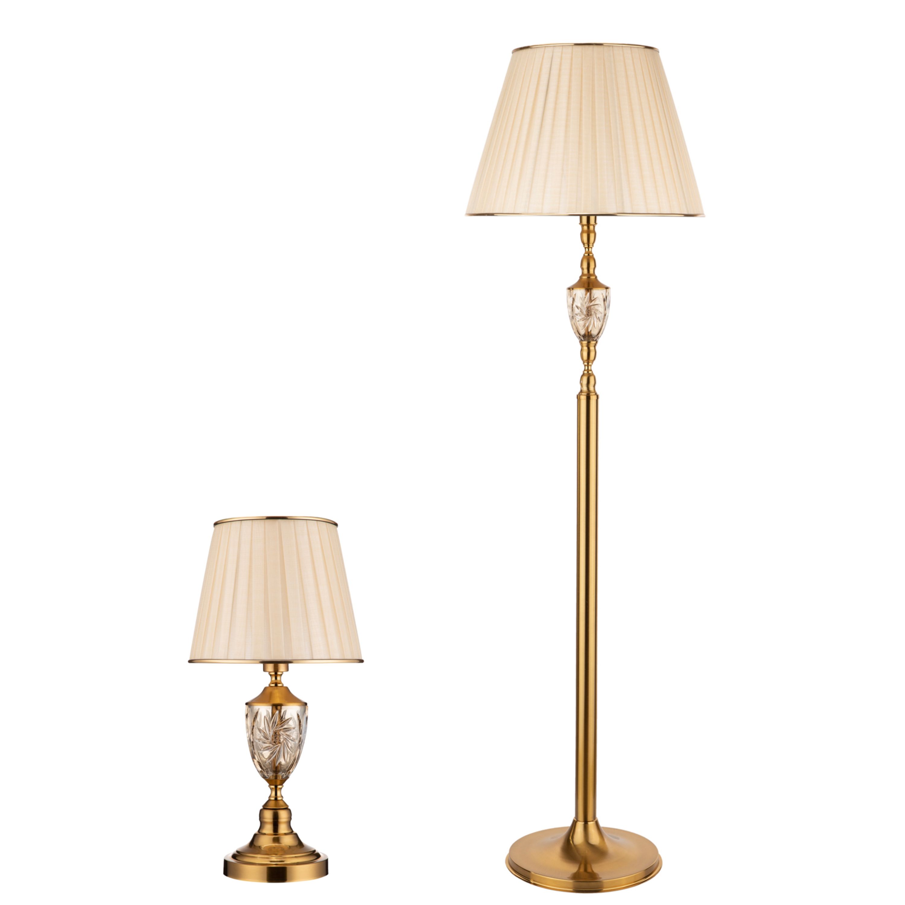 ست آباژور ایستاده و آباژور رومیزی زیمادر مدل لیما کد ZD-06