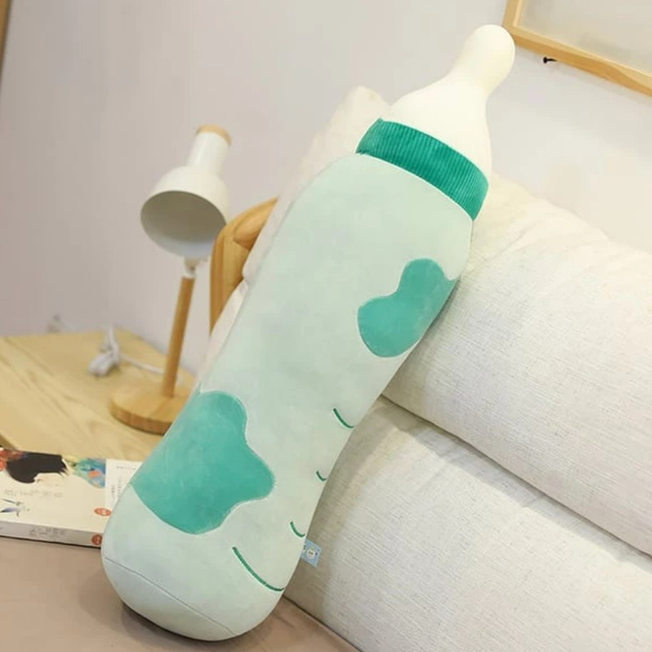 عروسک طرح شیشه شیر بالشتی ارتفاع 80 cm-عروسک بافتنی-عروسک دخترانه و پسرانه