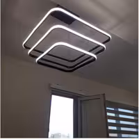 لوستر مدرن - لامپ ال ای دی مربعی مدرن کدM200 آشپز خانه ،سالن پذیرایی ، اتاق خواب ، نوردهی عالی ،بادوام