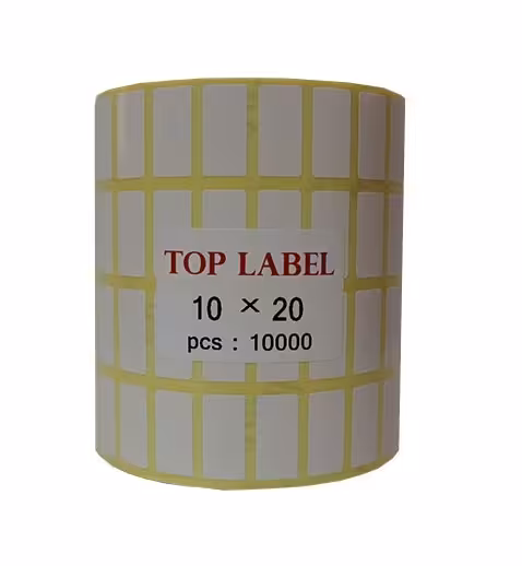 لیبل کاغذی تاپ لیبل چهار ردیف 10x20