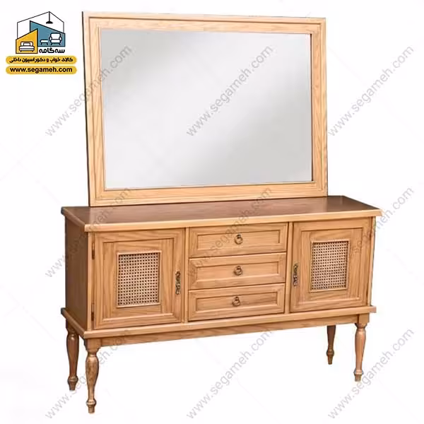 آینه کنسول حصیری ZP35