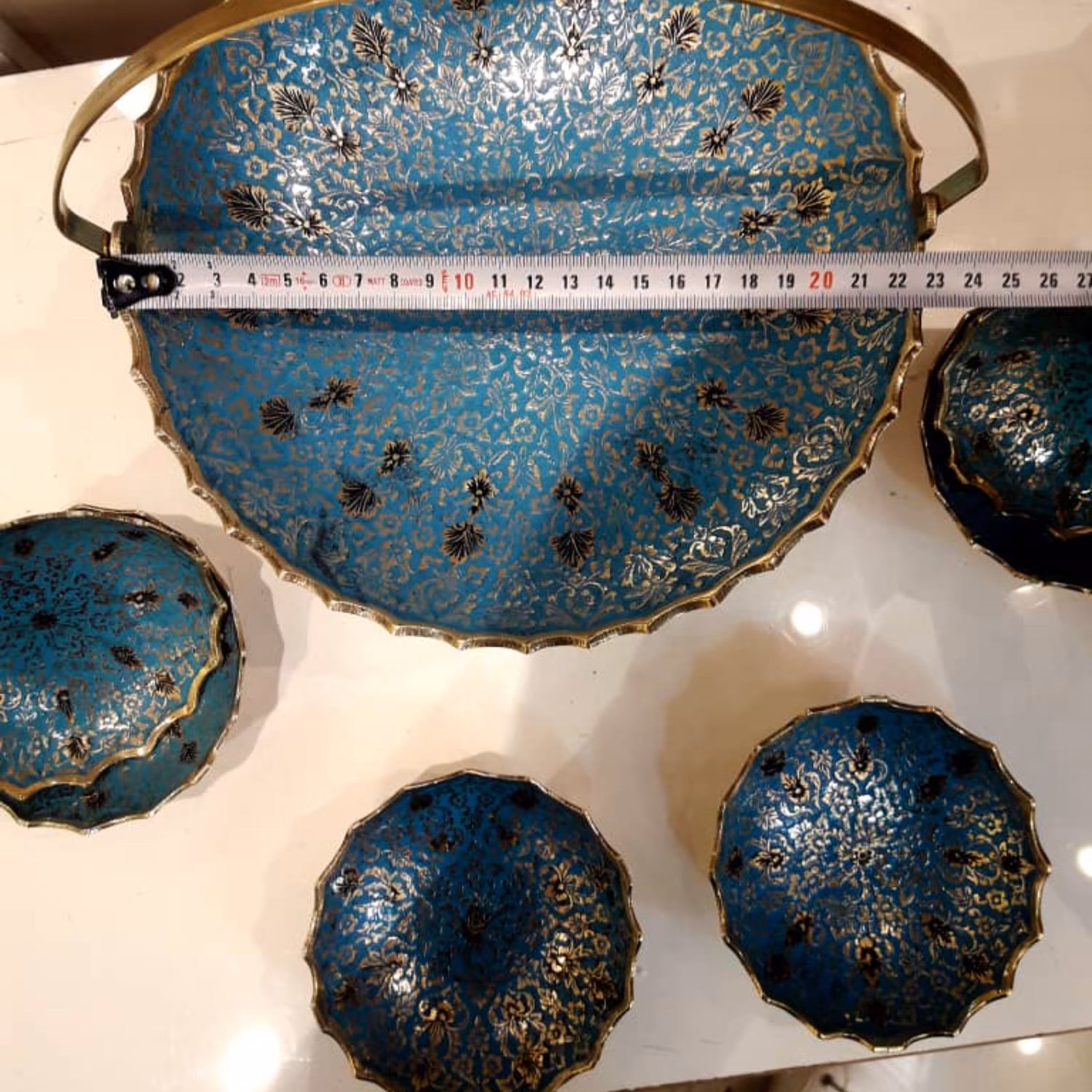 پسته خوری به همراه 6عدد پیاله غرفه بازرگانی نداف 