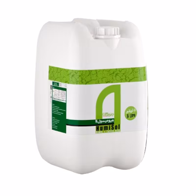 کود مایع اسید هیومیک و فولویک اسید جنوبگان مدل هیومیسول حجم 5 لیتر