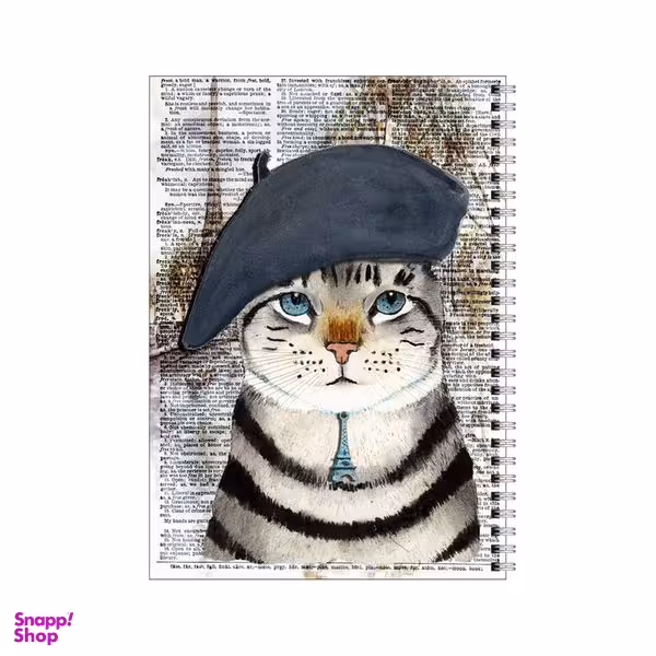 دفتر مشق 80 برگ بامبیلیپ طرح گربه پیکاسو  کد 0908047