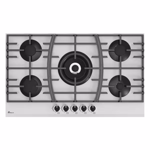 اجاق گاز صفحه ای بیمکث 5 شعله مدل MG 0061 سفید