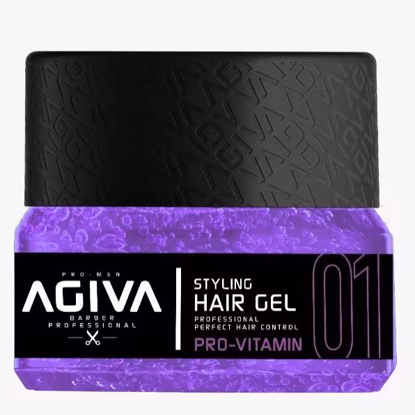 ژل مو حالت دهنده Agiva آگیوا شماره 1 رنگ آبی Pro Vitamin حجم 700 میل