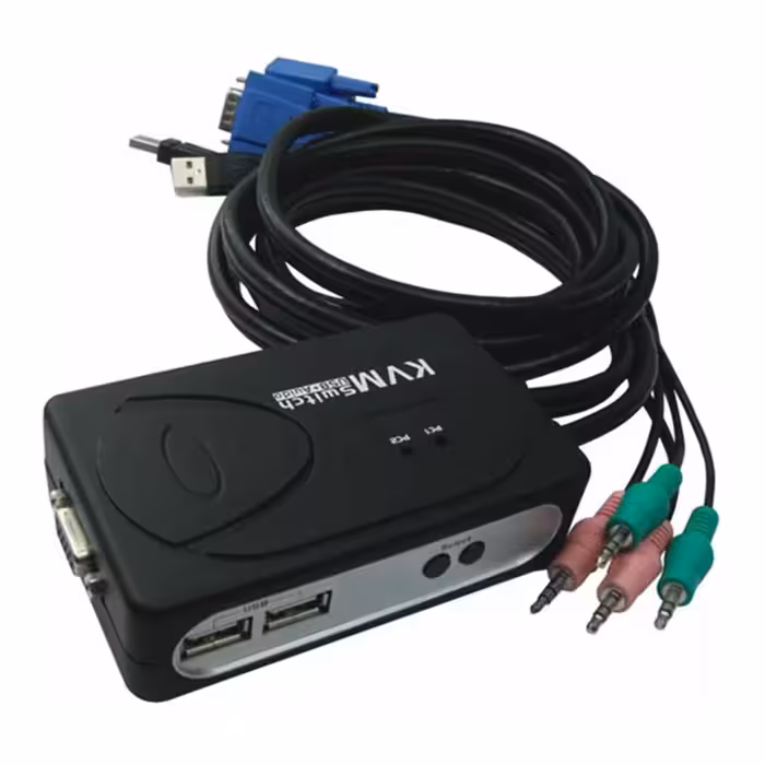 قیمت و خرید سوییچ 2 پورت KVM USB فرانت مدل FN-K2US | یاس ارتباط