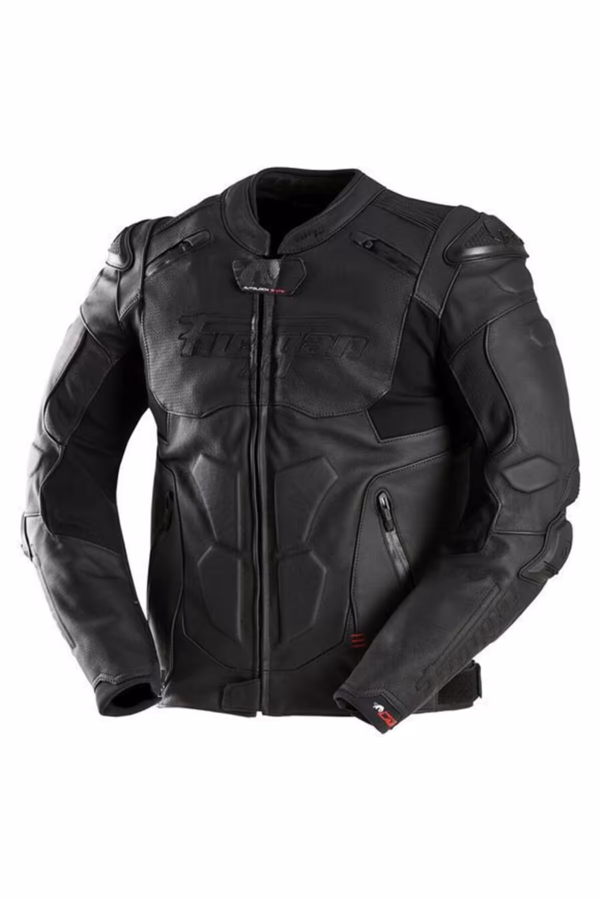 کاپشن موتورسوار مشکی مردانه ژاکت موتور سیکلت چرمی GHOST EVO سیاه Furygan