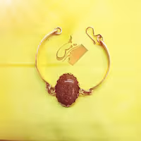 دستبند مس وسنگ دلربا