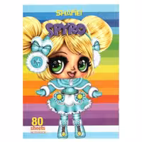 دفتر مشق 80 برگ شفیعی مدل SPYRO کد 07