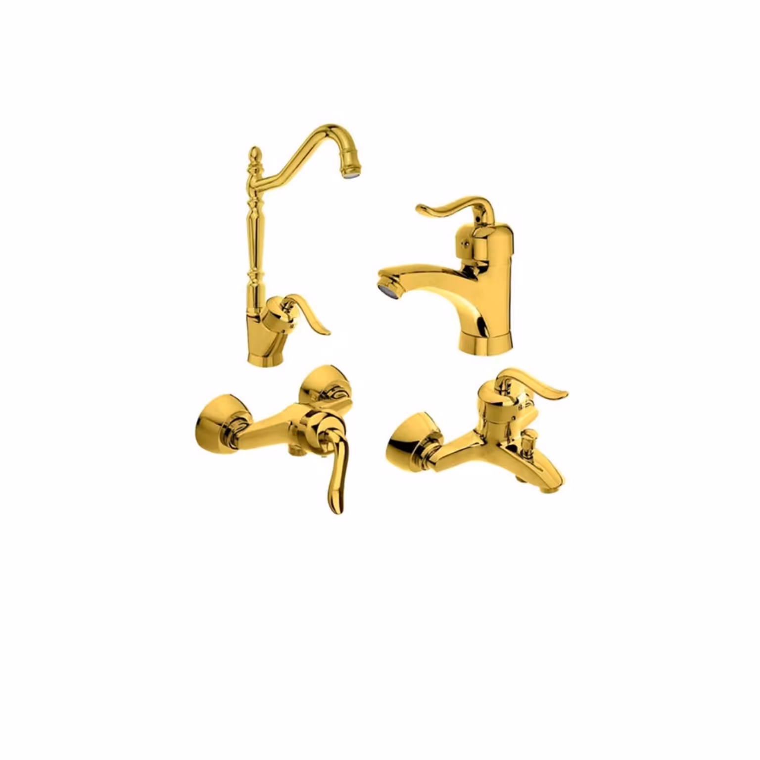 ست شیرآلات قاصدک طلایی 