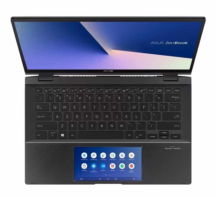لپ تاپ ایسوس مدل ZenBook Flip 14 UX463FL با پردازنده i7 و صفحه نمایش فول اچ دی لمسی