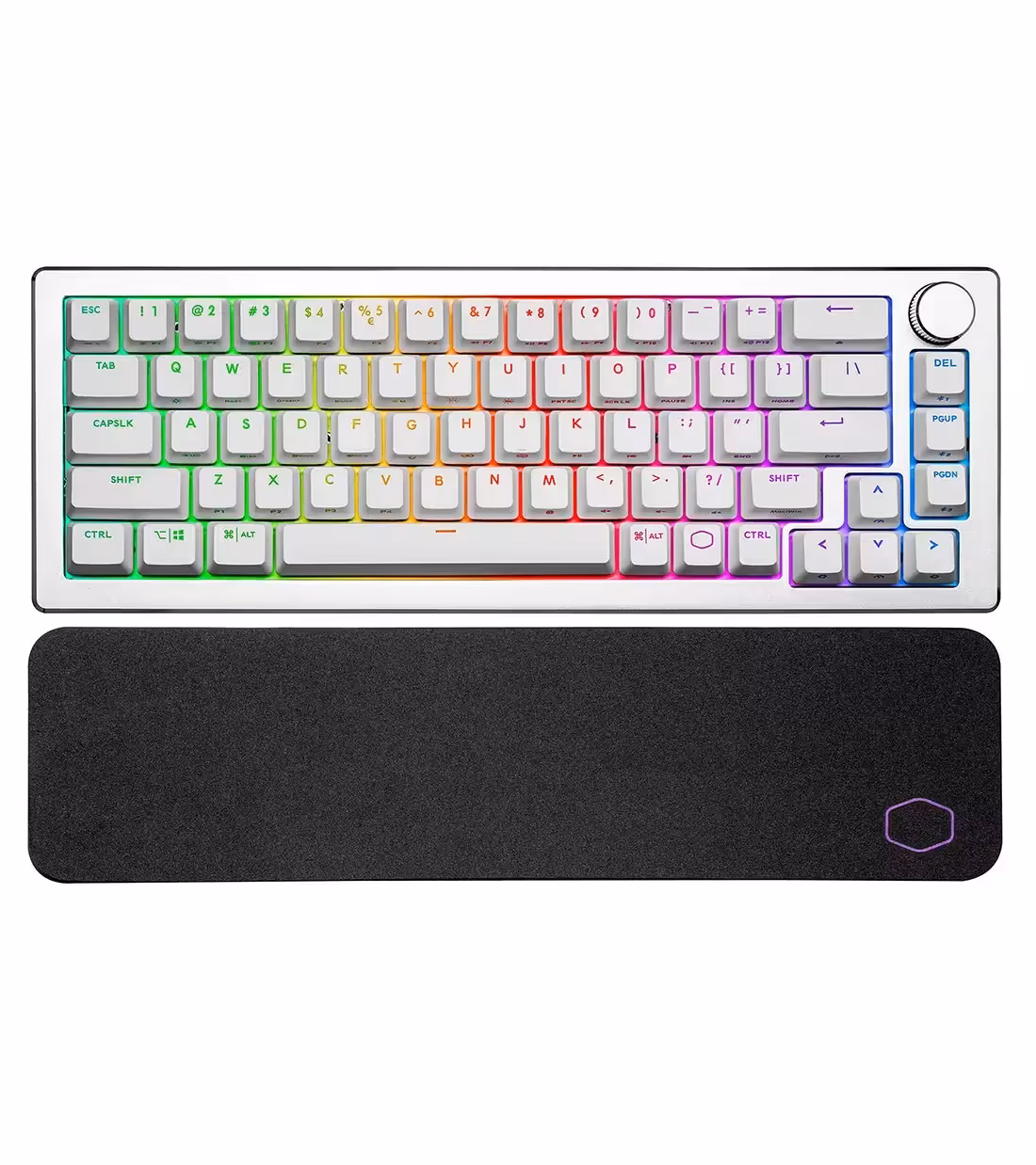 خرید کیبورد Cooler Master CK721 White Blue Switch با بهترین قیمت