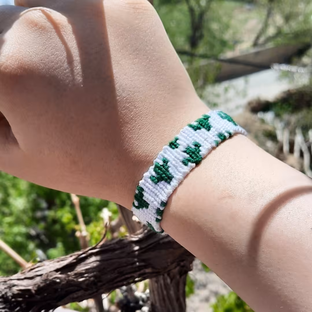 دستبند آلفا طرح کاکتوس 