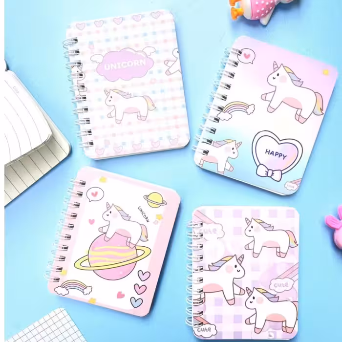 دفترچه فانتزی طرح یونیکورن 