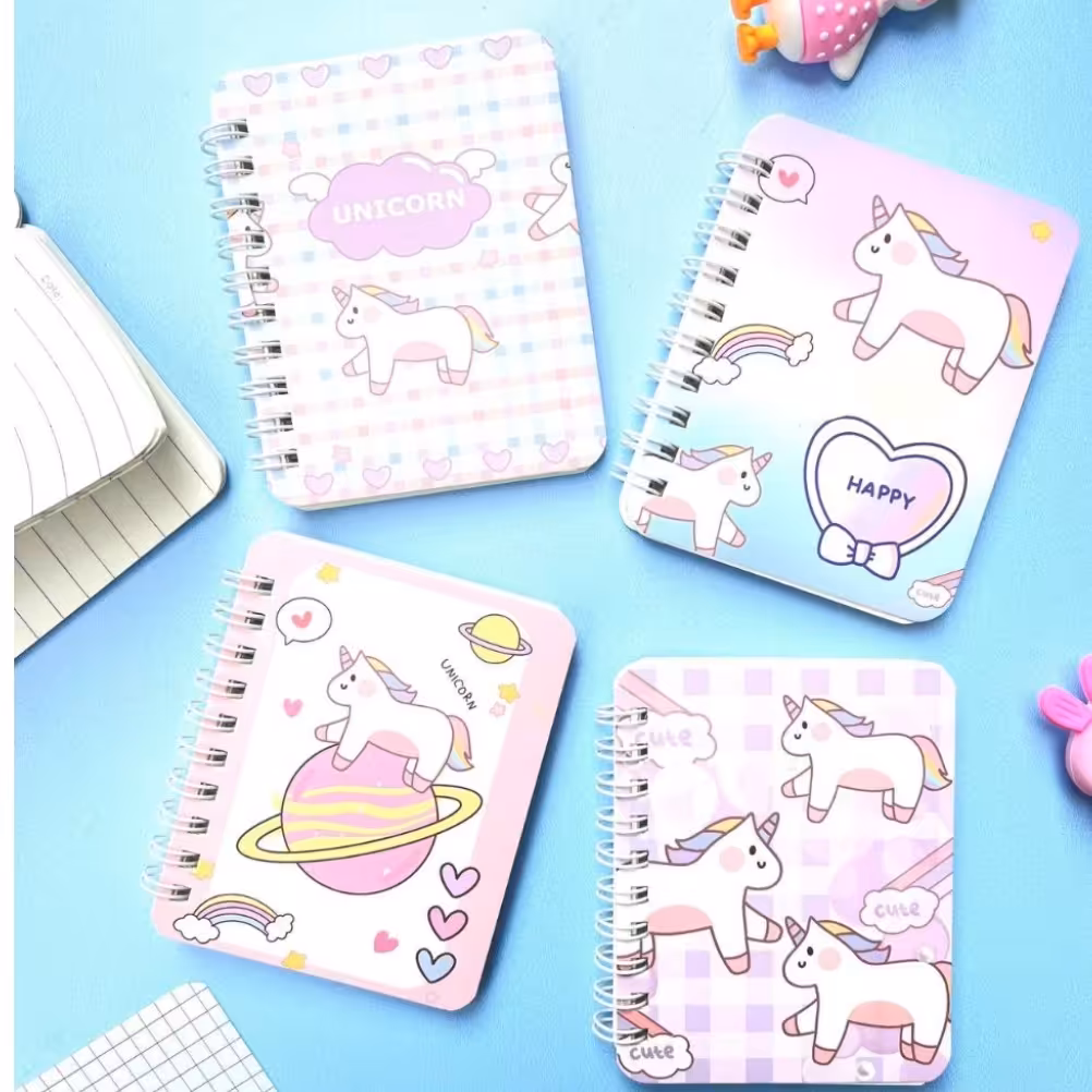 دفترچه فانتزی طرح یونیکورن 