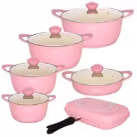 سرویس قابلمه چدن گرانیتی آیسل (12 پارچه)⭐⚡با تخفیف ویژه⚡⭐