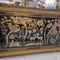 تابلو زیبای خاتم و قلمزنی 