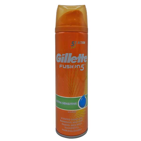 ژل اصلاح Fusion5 Ultra Sensitive ژیلت