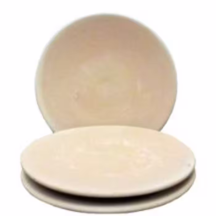 بشقاب دیوارکوب سفالی ساده 20 سانت (بسته 5 عددی )