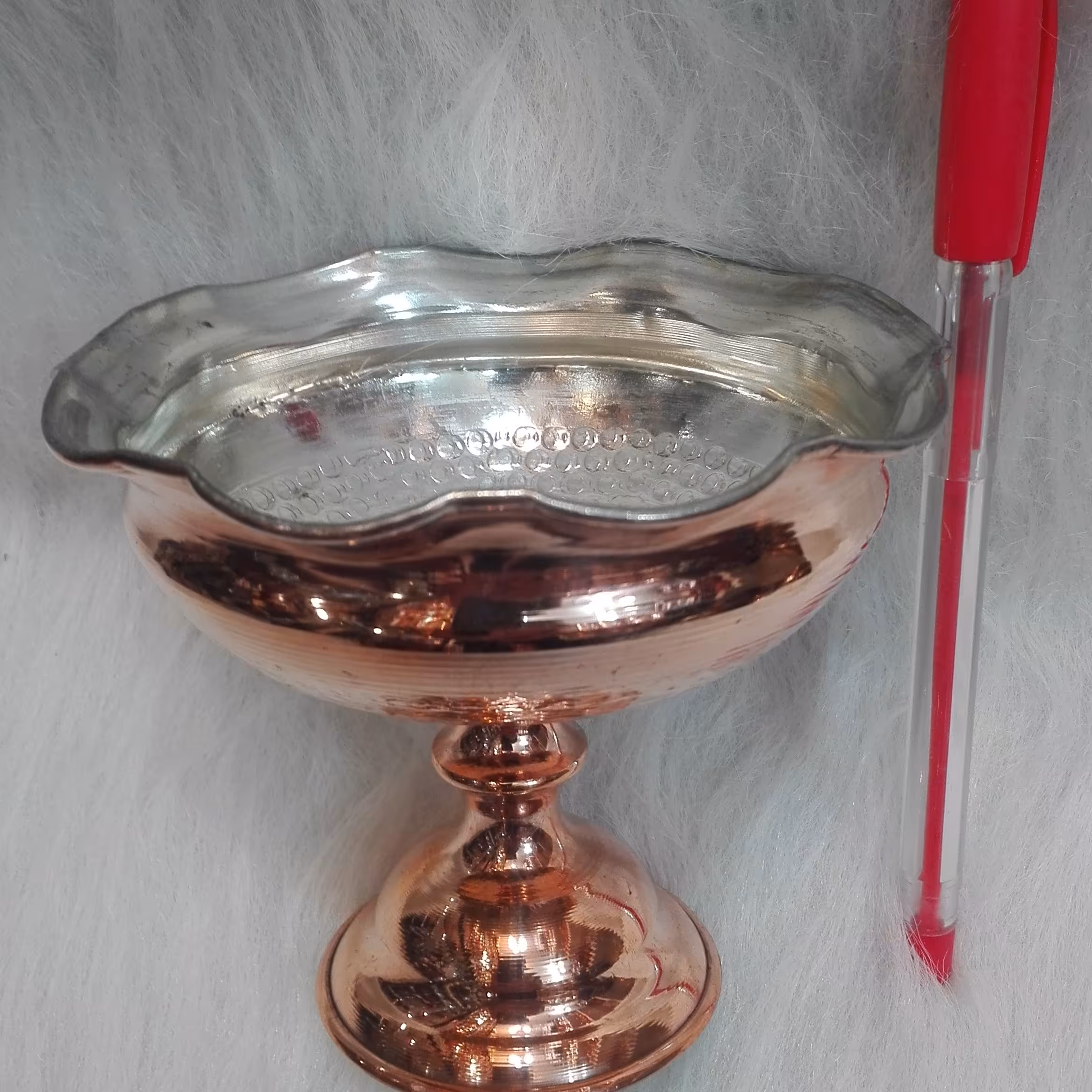 بستنی خوری مسی مدل لاله