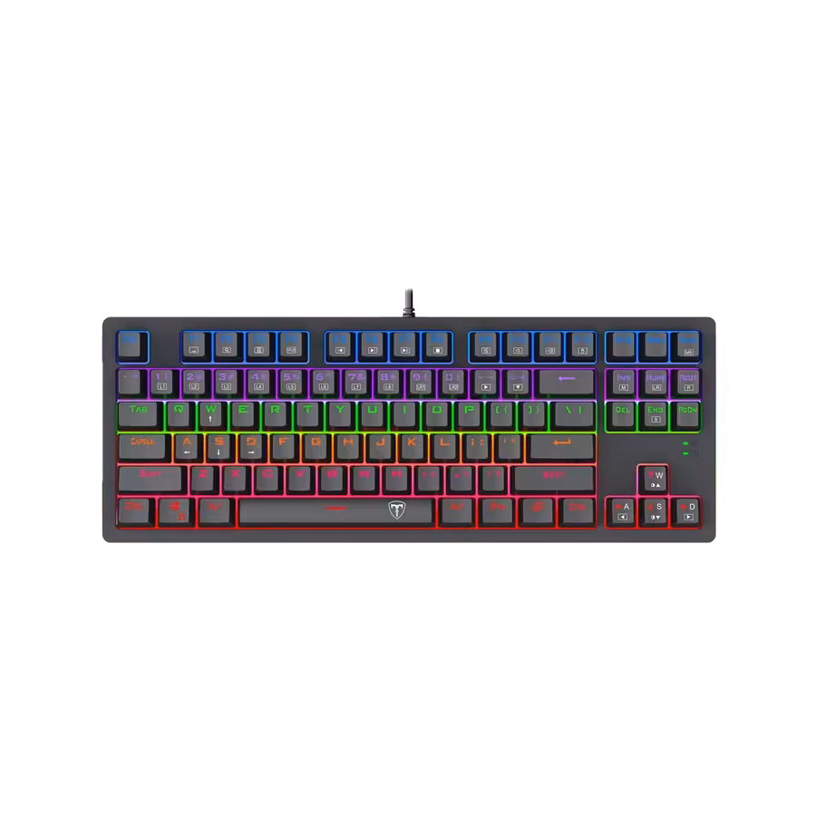 کیبورد گیمینگ تی دگر T-Dagger Corvette T-TGK302 سوییچ آبی