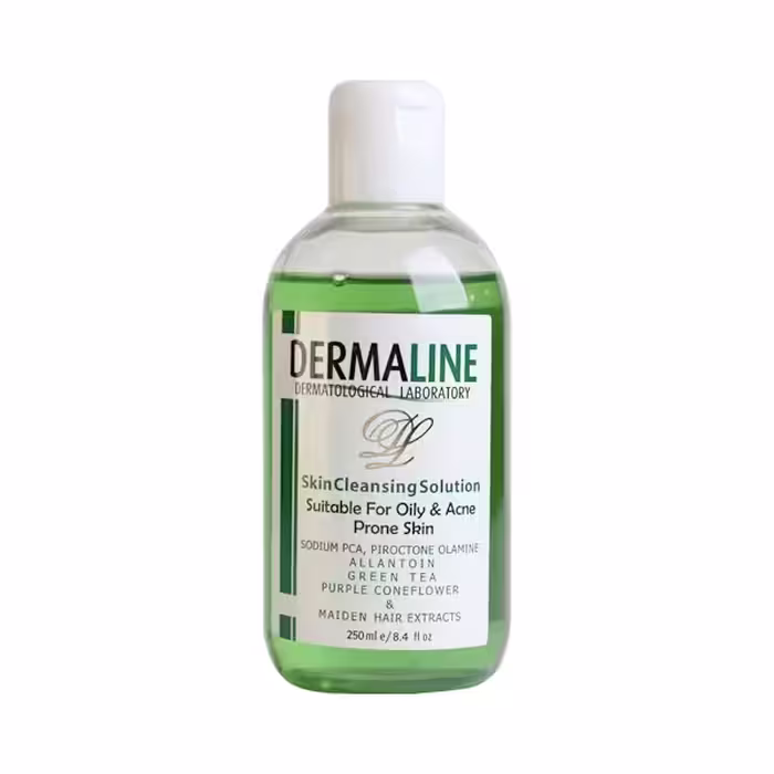 تونر پوست چرب درمالاین حجم 250ml