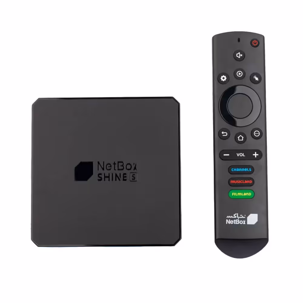 تی وی باکس اندرویدی نت باکس مدل NetBox Shine S