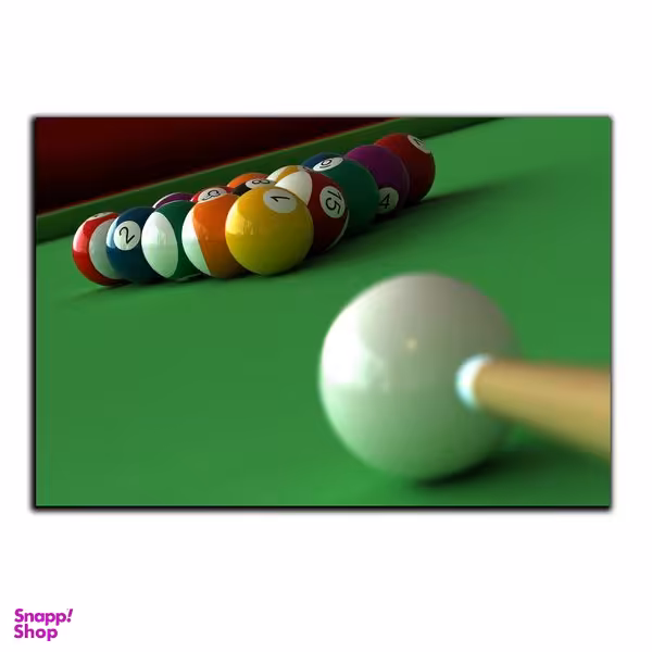 تابلو شاسی بکلیت طرح ورزشی توپ بیلیارد مدل SH-1868