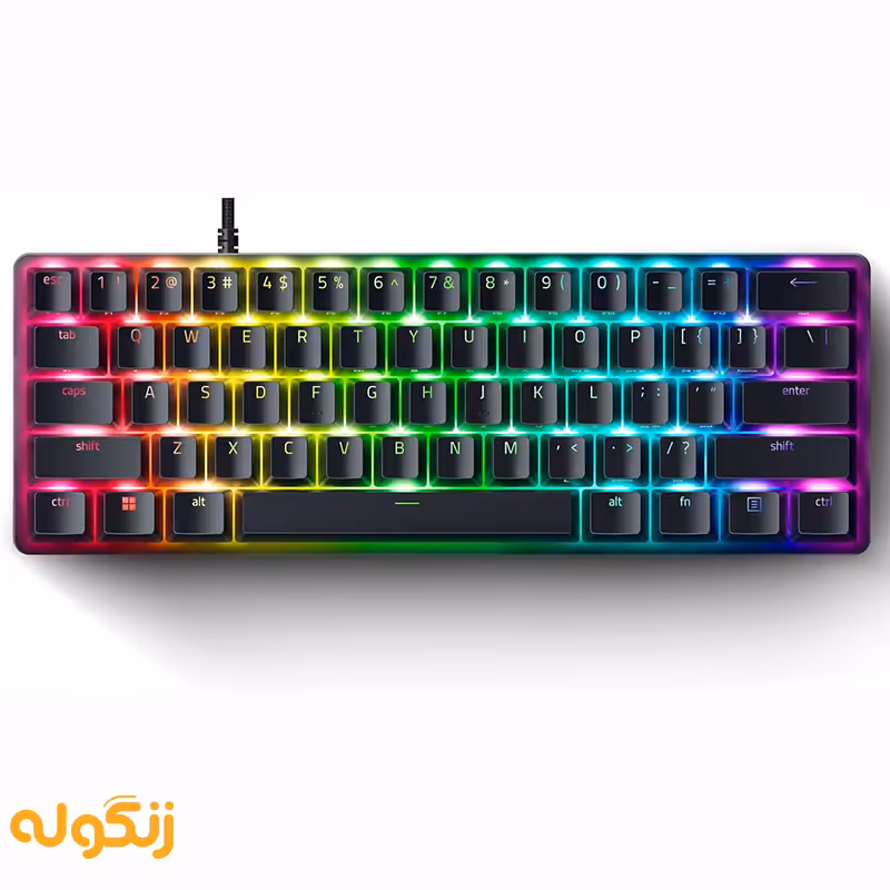 کیبورد گیمینگ RAZER Keyboard Huntsman Mini Analog Switch - زنگوله