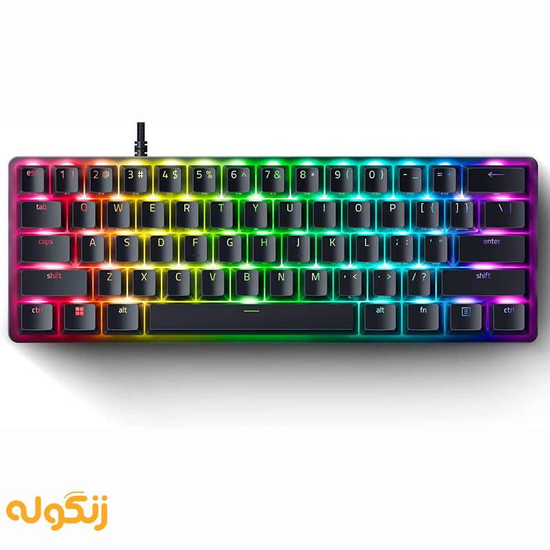 کیبورد گیمینگ RAZER Keyboard Huntsman Mini Analog Switch - زنگوله