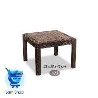 میز جلو مبلی حصیر بافت مربع کد 423 ناصر پلاستیک(زمان ارسال 15 تا 20 روز کاری)