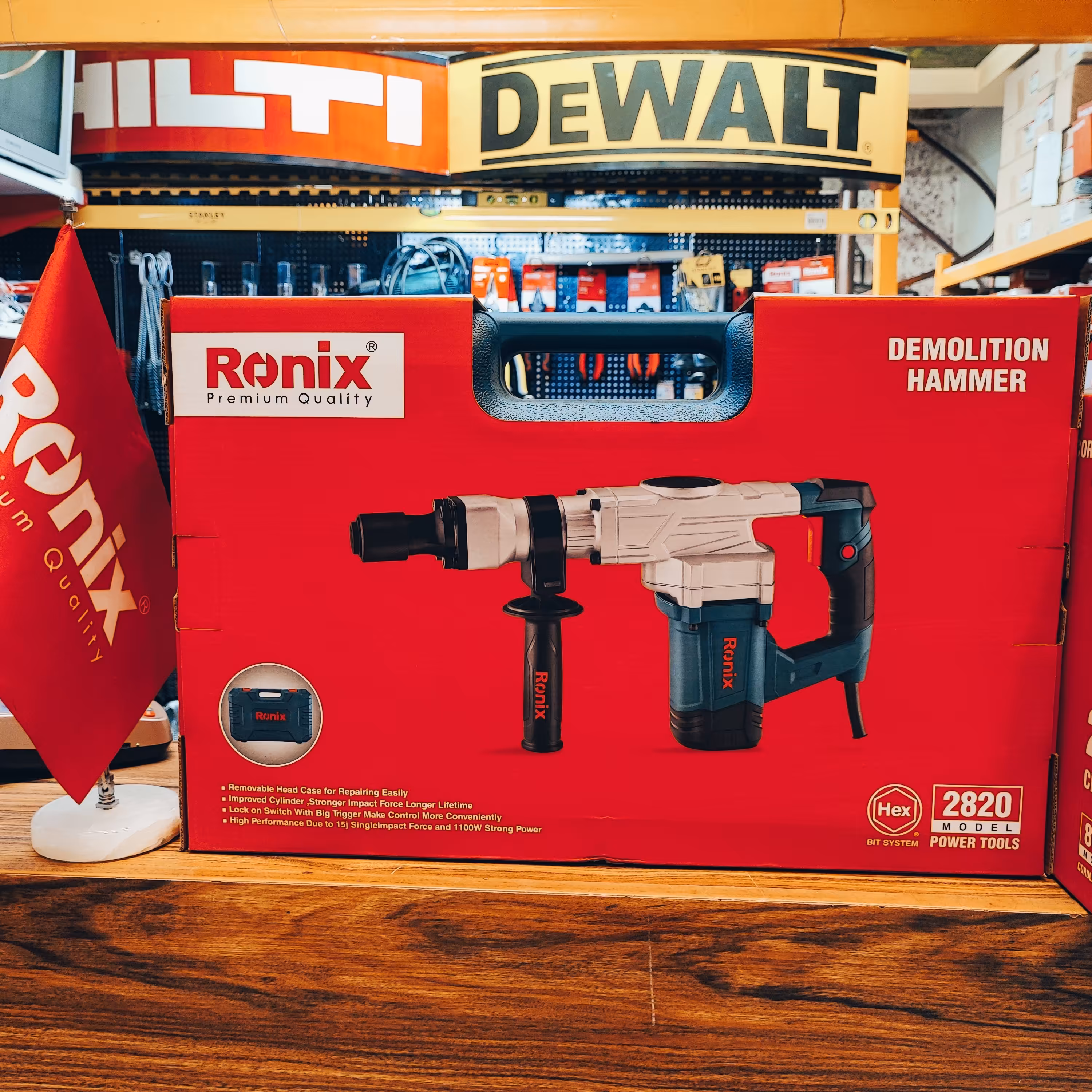 چکش تخریب 2820 رونیکس 6 کیلویی 15 ژول 1100 وات

