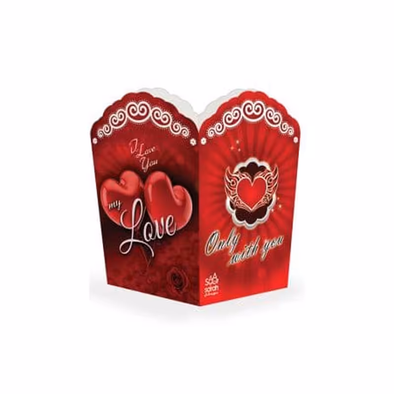 جعبه پاپ کورن تم لاو