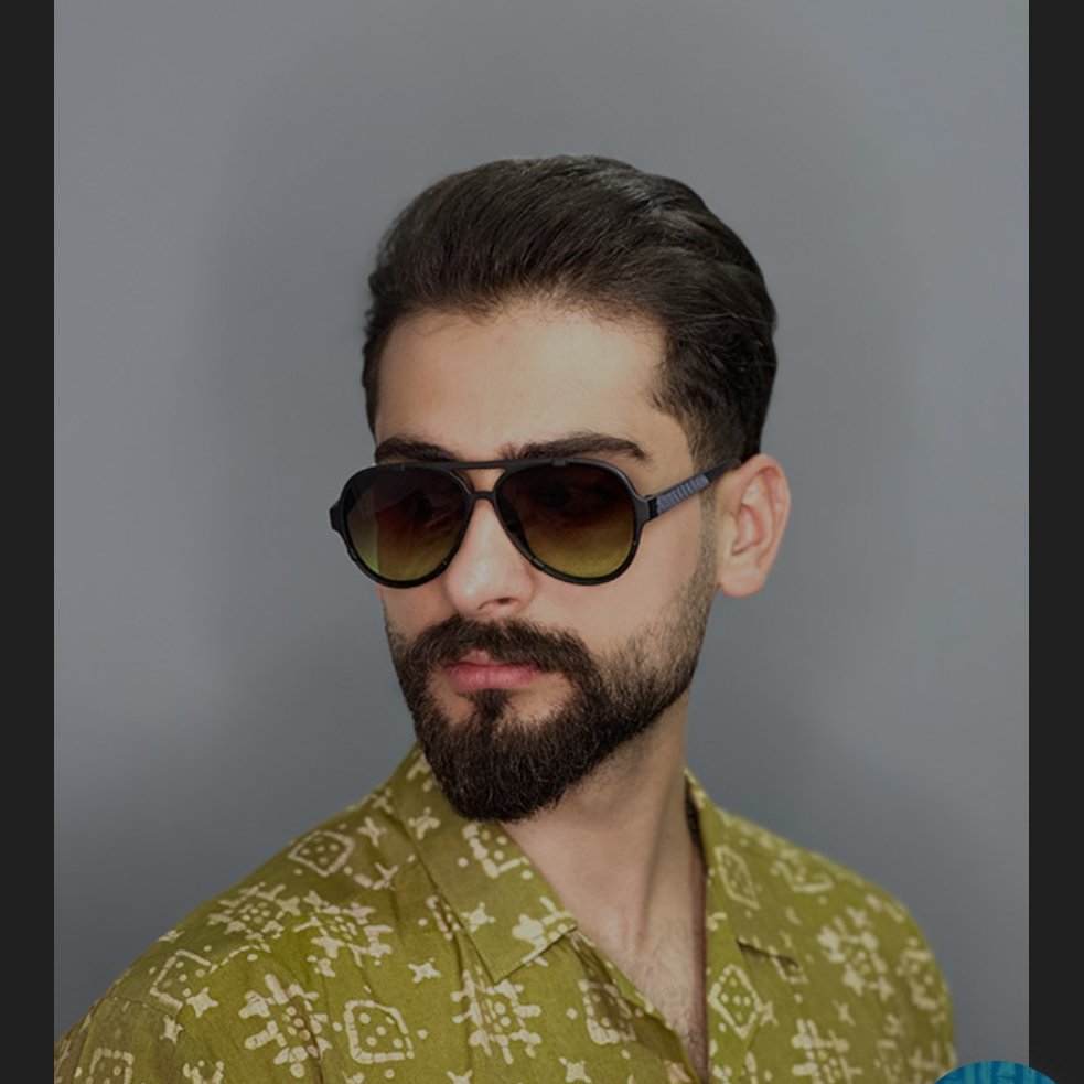 عینک اورجینال برند ray ban اسپرت عدسی سبز