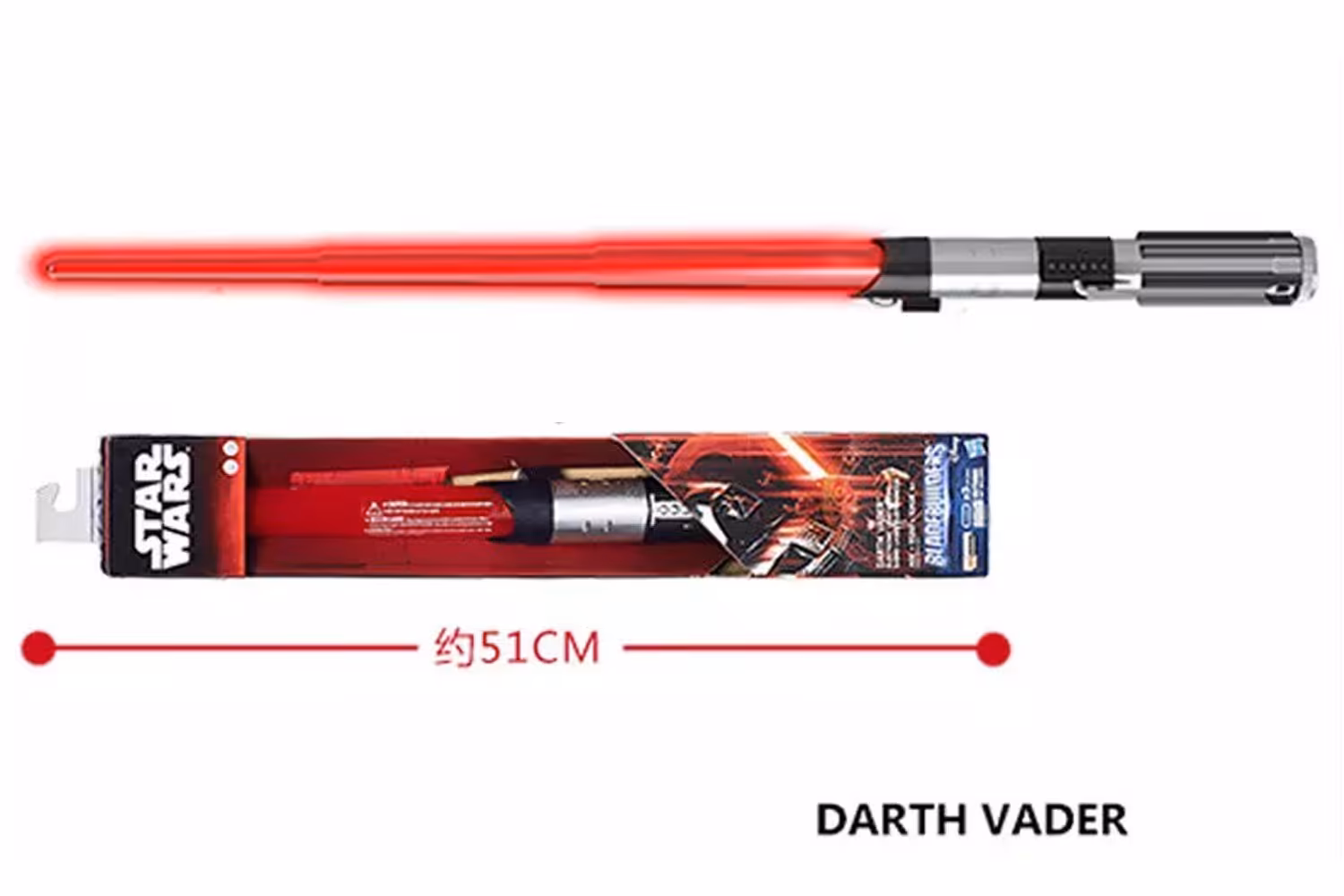 شمشیر استار وارز رنگ قرمز کد 2912