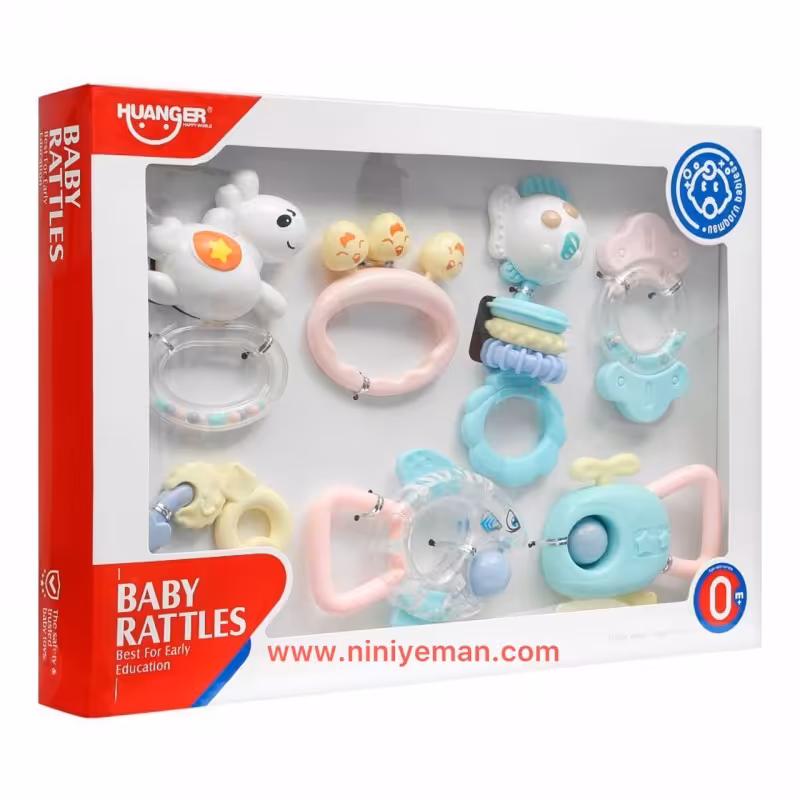 ست جغجغه دندانگیر 7 عددی He0123 هانگر HUANGER