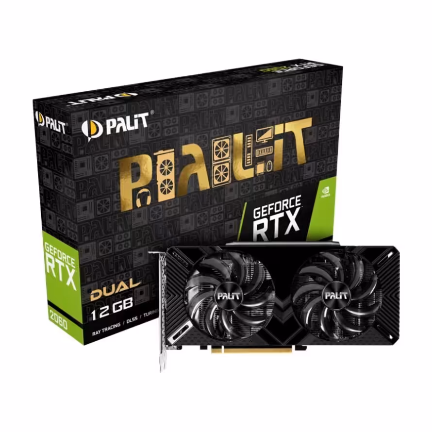 کارت گرافیک پلیت GeForce RTX 2060 Dual 12GB