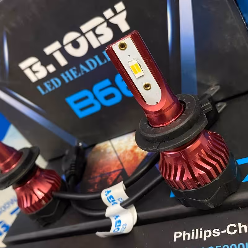 هدلایت B.toby پایه h7  سه رنگ 