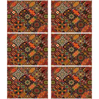 زیر بشقابی مستطیلی پارچه مخمل سایز 35 در 40 مدل U3-543 شرکت رنس