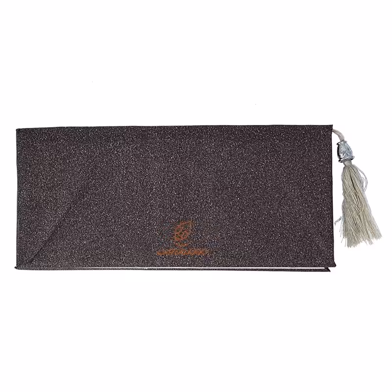 پاکت پول اکلیلی منگوله دار قهوه ای