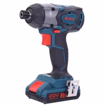 پیچ گوشتی شارژی 8906 رونیکس (20 ولت – براش لس)