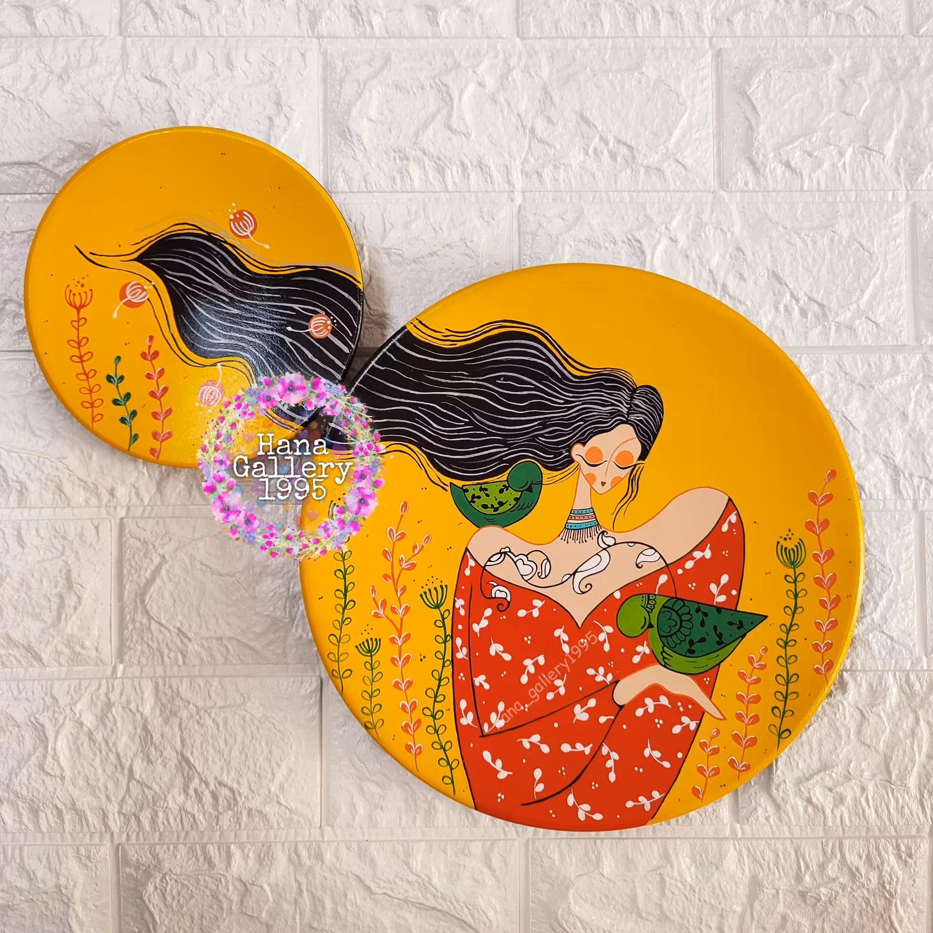 دیوارکوب فانتزی دو تیکه 