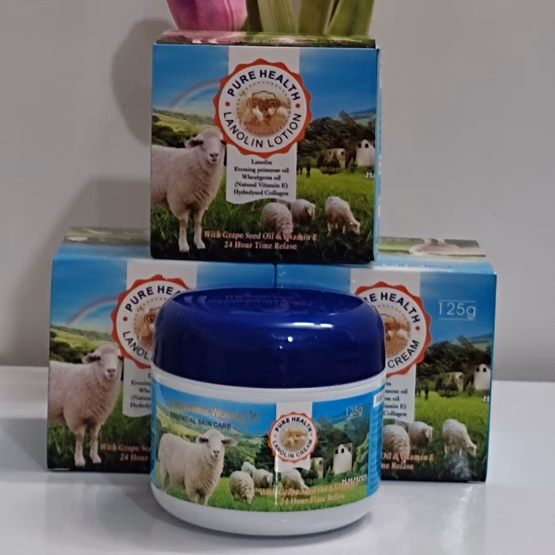 کرم آبرسان دست و صورت شیر گوسفند وکالی