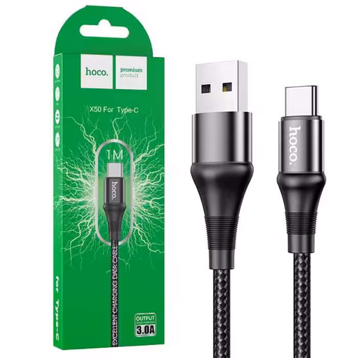 کابل شارژ تایپ سی Type-C هوکو HOCO X50