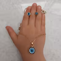 ست گردنبند و گوشواره 