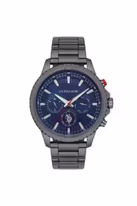 ساعت خاکستری مردانه مچی USPA1034 03 اورجینال U.S. Polo Assn.