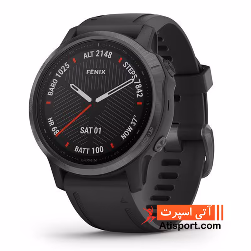 ساعت مالتی اسپرت گارمین Fenix 6S Pro Carbon Gray کد 215925